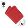 Kožená peňaženka FIXED Smile Wallet XL so smart trackerom FIXED Smile PRO, červená