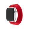 Elastický nylonový řemínek FIXED Nylon Strap pro Apple Watch 42/44/45/49mm, velikost XL, červený