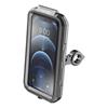 Univerzální vodeodolné puzdro na mobilné telefóny Interphone Armor Pro, úchyt na riadidlá, max. 6,5 ", čierne