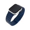 Silikonový řemínek FIXED Magnetic Strap s magnetickým zapínáním pro Apple Watch 42/44/45mm, modrý