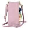 Pouzdro na krk Cellularline Mini Bag pro mobilní telefony, růžový