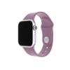 FIXED Silicone Strap Set for Apple Watch 38/40/41 mm, light purple
