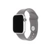 FIXED Silicone Strap Set for Apple Watch 38/40/41 mm, light gray