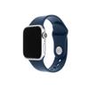 FIXED Silicone Strap Set for Apple Watch 42/44/45 mm, metallic blue