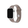 FIXED Silicone Strap Set for Apple Watch 42/44/45 mm, dark gray