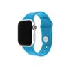 FIXED Silicone Strap Set for Apple Watch 42/44/45 mm, deep blue