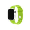 FIXED Silicone Strap Set for Apple Watch 42/44/45 mm, green