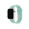FIXED Silicone Strap Set for Apple Watch 42/44/45 mm, light green
