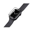 Protective 3D glass FIXED Flex Glass for Apple Watch 45mm with applicator, black