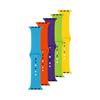 FIXED Silicone Strap Set for Apple Watch 42/44/45 mm, set of 5 pieces of different colors, variation 4