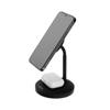 Supice with wireless charging 2in1 FIXED MagStand with support for MagSafe mounting, 15W +5W, black, unpacked