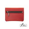 Kožená peňaženka FIXED Tripple Wallet z pravej hovädzej kože, červená