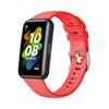 FIXED Silicone Strap for Huawei Band 7, red