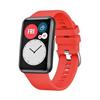 FIXED Silicone Strap for Huawei Watch FIT, red