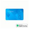 Smart tracker FIXED Tag Card s podporou Find My, bezdrôtové nabíjanie, modrý