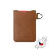 Leather case for FIXED Cards cards, brown