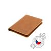 Leather wallet FIXED Passport, passport size, brown