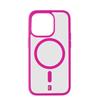 Cellularline Pop Mag Back Cover with Magsafe Support for Apple iPhone 15 Pro Max, Clear/Pink