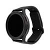 FIXED Silicone Sporty Strap Set mit Quick Release 20mm für Smartwatch, schwarz