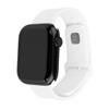 FIXED Silicone Sporty Strap Set für Apple Watch 42/44/45 mm, Weiß