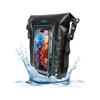 Vodeodolný vak FIXED Float Bag s vreckom pre mobilný telefón 3L, čierna