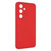 Zadní pogumovaný kryt FIXED Story pro Samsung Galaxy S24, červený