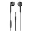 Wired headphones Music Sound with 3.5 mm jack connector, black