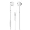 Wired headphones Music Sound with 3.5 mm jack connector, white