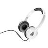 MUSIC SOUND headphones with headband and microphone, white