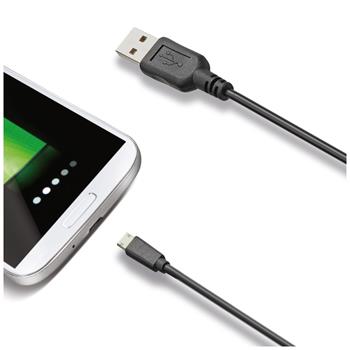Sided USB data cable CELLY with microUSB connector (reversible USB and microUSB)