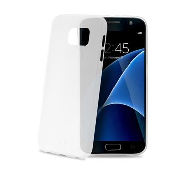 Ultratenké TPU puzdro CELLY Frost pre Samsung Galaxy S7, 0,29 mm, biele