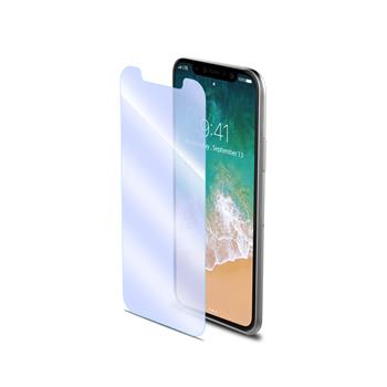 Ochranné tvrzené sklo CELLY Glass antiblueray pro Apple iPhone X/XS/11 Pro