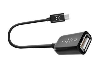 FIXED OTG USB/USB-C Kabel, schwarz