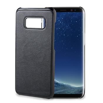 Rear Magnetic Cover CELLY GHOSTCOVER for Samsung Galaxy S8 Plus, compatible with GHOST holders, black
