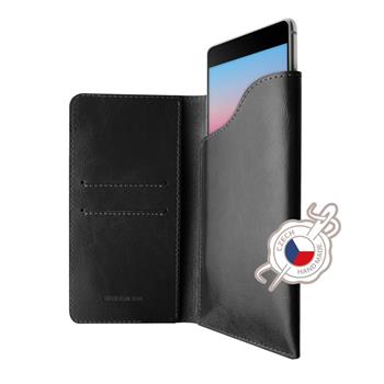 Kožené puzdro FIXED Pocket Book pre Apple iPhone X/XS/11 Pro, čierne