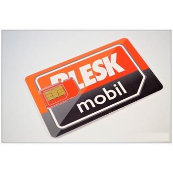 Předplacená SIM karta Blesk Mobil s kreditem 150 Kč, volání 2,50 za minutu, zdarma neomezený přístup na blesk.cz
