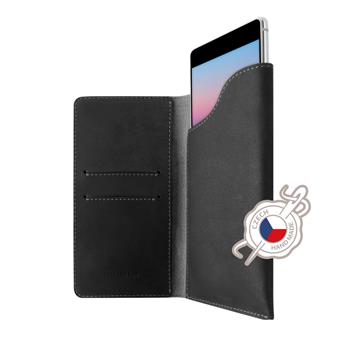 Kožené puzdro FIXED Pocket Book pre Apple iPhone 6/6S/7/8/SE (2020/2022), šedé