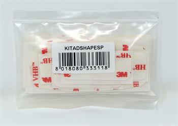 Set of 5 pieces of spare double-sided adhesive tapes for attaching Interphone SHAPE to the helmet