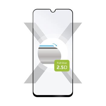Ochranné tvrzené sklo FIXED Full-Cover pro Samsung Galaxy A40, lepení přes celý displej, černé