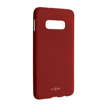 Zadní pogumovaný kryt FIXED Story pre Samsung Galaxy S10e, červený