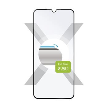 krotektives gehärtetes Glas FIXED Full-Cover für Xiaomi Mi9 Lite, Vollbildkleber, schwarz