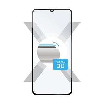 Ochranné tvrdené sklo FIXED 3D Full-Cover pre Samsung Galaxy A40, s lepením cez celý displej, čierne