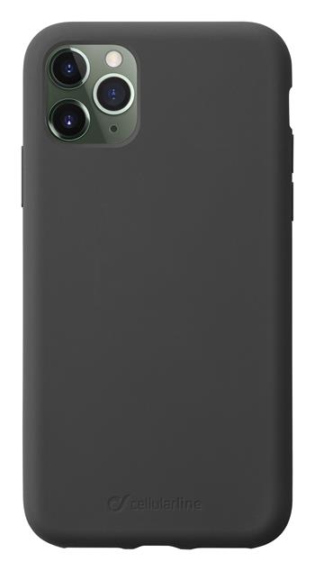 Protective silicone cover CellularLine SENSATION for Apple iPhone 11 Pro, black