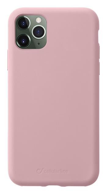 Ochranný silikónový kryt CellularLine SENSATION pre Apple iPhone 11 Pro, ružové