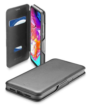 Cellularline Book Clutch für Samsung Galaxy A71, schwarz