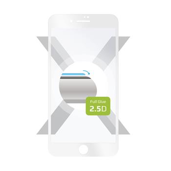 FIXED Full-Cover 2,5D Schutzglas für Apple iPhone 7 Plus/8 Plus, weiß