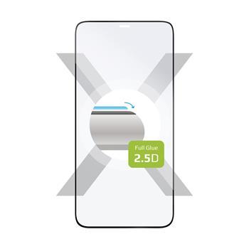 Ochranné tvrdené sklo FIXED Full-Cover pre Apple iPhone 12 Pro Max, lepenie cez celý displej, čierne