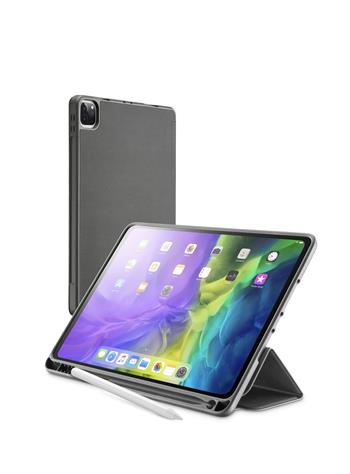 Case with stand Cellularline Folio Pen for Apple iPad Pro 11"(2020/2021) with stylus slot, black