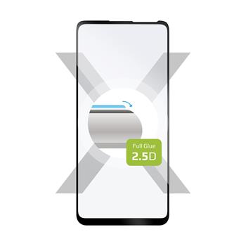 Ochranné tvrdené sklo FIXED Full-Cover pre Samsung Galaxy M11, lepenie cez celý displej, čierne