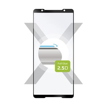 Ochranné tvrdené sklo FIXED Full-Cover pre Asus ROG Phone, lepenie cez celý displej, čierne